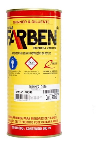 Thinner  Diluente 2400 Nc Farben 900ml