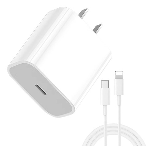 Cargador 25w Carga Rápida Tipo-c Para iPhone X 11 12 13 14 8