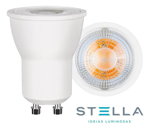 Lâmpada Led 3w Mini Dicroica Mr11 3000k Stella Cor da luz 3000K BRANCO QUENTE 110V 220V (Bivolt)