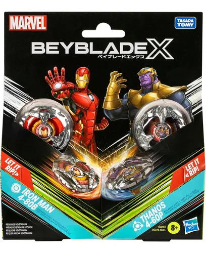 Beyblade Trompo X Iron Man - Thanos