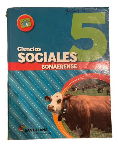 Libro Cs Sociales 5 Bonaerenses, Santillana