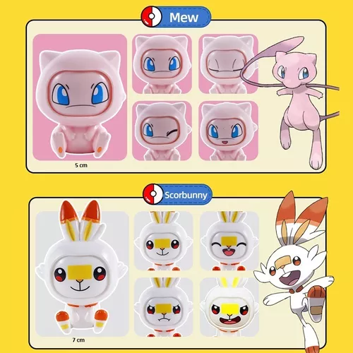 Brinquedo Pokemon Na Pokebola Troca De Face, Multifaces