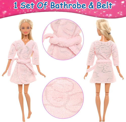 Accesorios De Ropa De Muñeca De 20 Pc Set De Verano 5 Trajes
