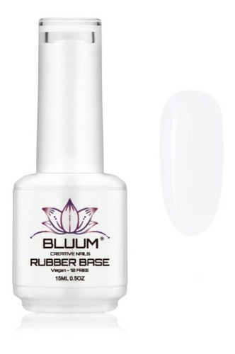 Base Rubber Profesional Bluum Blanco 15 Ml