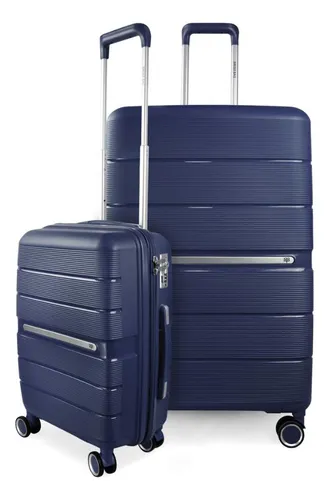 Pack 2 Maletas S+l Azul Xpos Swiss Bag