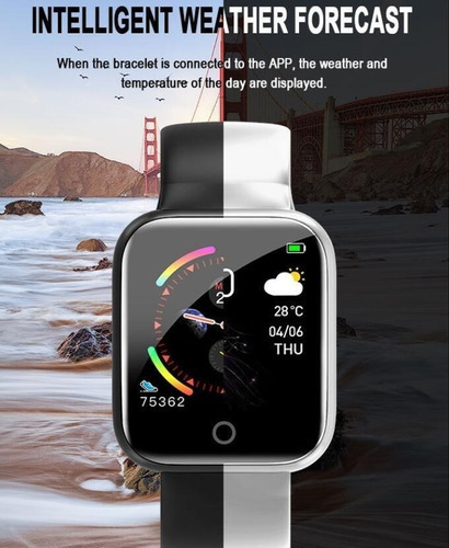 Reloj Inteligente I5 For Hombres Y Mujeres, Pulsera Imperme