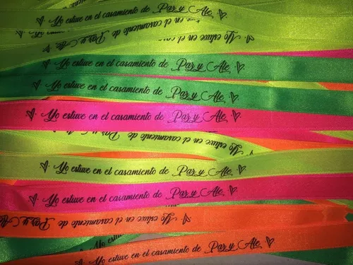 Pulseras De Tela Personalizadas- Raso Fluo- Pack 50 !!