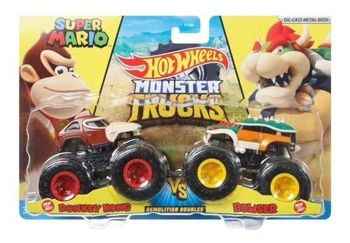 Hot Wheels Monster Truck - Donkey Kong Vs Bowser E.full