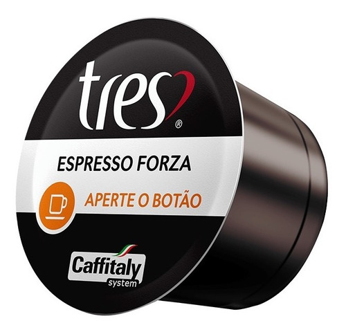 Cápsula De Café Espresso Forza Tres 3 Corações