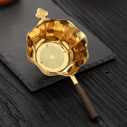 Colador De Té Con Mango De Madera, Infusor De Té Para Uso Do