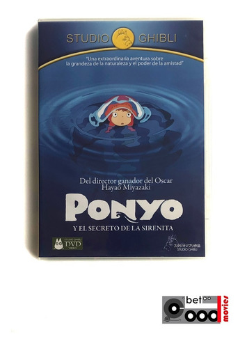 Dvd Ponyo Y El Secreto De La Sirenita - Studio Ghibli 2008