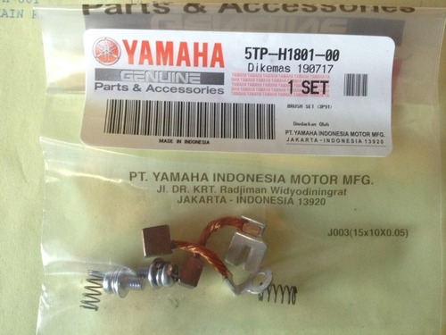 Kit Carbones Arranque Yamaha Fz 16 Original 5tph18010000 Fas