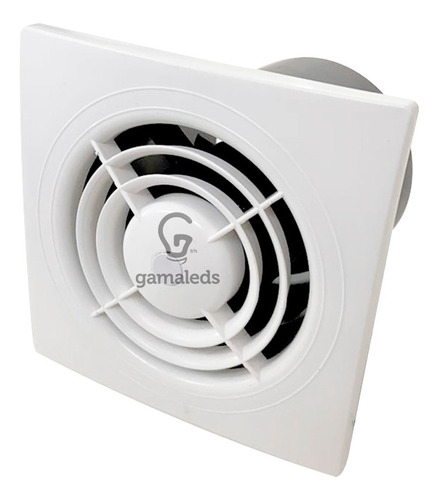 Extractor De Aire 4 Pulgadas Baño Cocina 100mm Blanco R