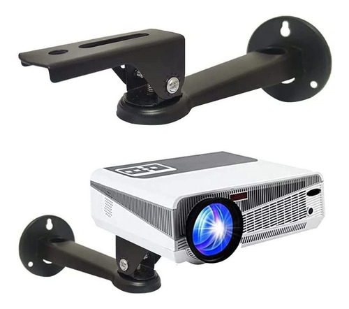 Soporte De Pared Negro Para Cámara, Miniproyector, Montaje E