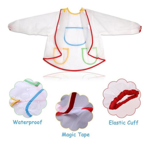 Imagen 3 de 5 de Agua Y Arte Sucio, Vestidos Para Bebés, Ropa Antidesgaste, A