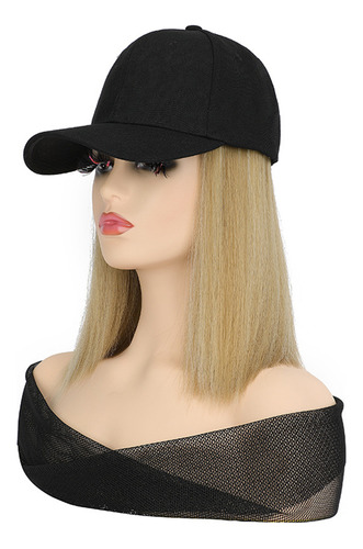 Pelucas Con Circunferencia De Pelo Corto De Seda, Gorra Ajus