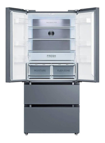 Imagen 2 de 2 de Heladera inverter auto defrost James RJ 460 FTI MI simil acero inoxidable con freezer 467L 220V - 240V
