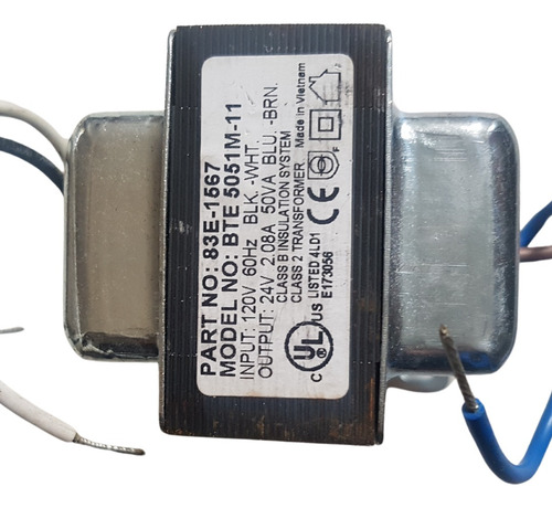 Transformador 127volts A 24 Volts, Calentador Mastercall