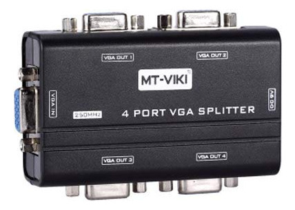 Cable Vga Adaptador Mini 4 Puerto Divisor Para Monitor
