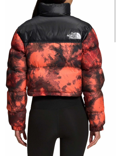 Imagen 6 de 9 de The North Face Retro Nuptse 700 Print Cropped