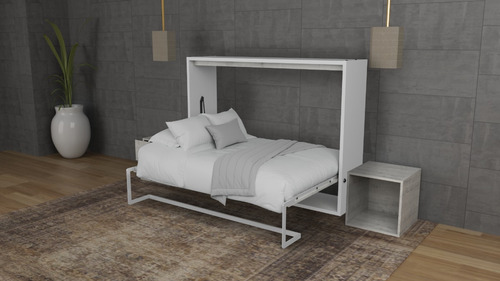 Base Cama Abatible Horizontal Individual Plegable Amanta