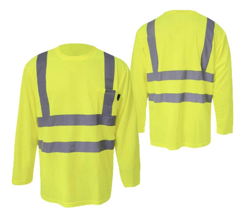 Treme Hi Vis Clase 3 Camiseta Reflectante Seguridad Naranja