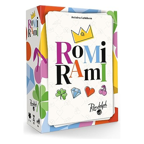 Juego De Cartas Romi Rami, 8+ Años, 2-4 Jugadores, 30 Minuto