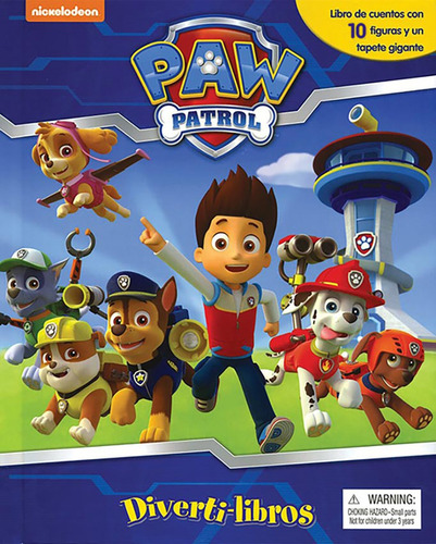 PAW PATROL - DIVERTI-LIBROS, de Nickelodeon. Editorial Guadal en español, 2018