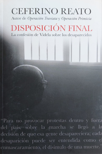 Disposicion Final - Confesión Sobre Los Desaparecidos