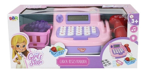 Brinquedo Caixa Registradora Infantil Mini Girls R2970