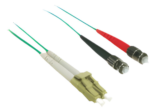 C2g 1m Lc / St Duplex 62.5 / 125 Cable De Conexión De Fibra 