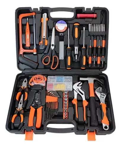 2 Kits de herramientas para el hogar caja de 77 pzas c/u