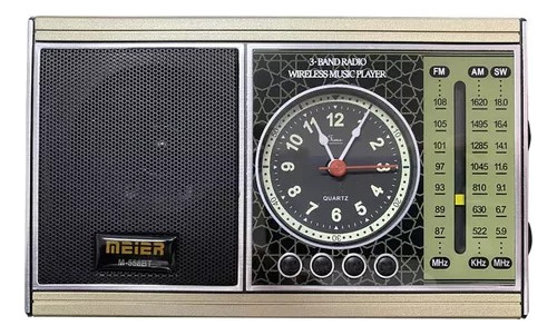 Radio Bateria Usb Mp3 Bluetooth Am/fm/sw M-558bt