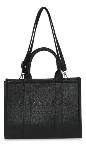 Cartera Tote Trendy Fearless Color Negro