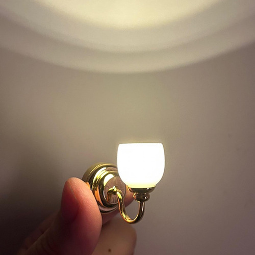 Lámpara De Pared A Escala 1: 12, Modelo De Lámpara De