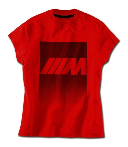 Remera Bmw M Hombre Roja  Talle L