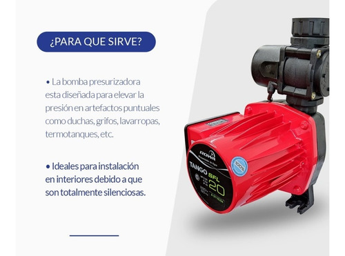 Bomba Presurizadora Rowa Tango Slf 20 4 Consumos Tan Elevado