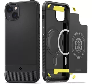 Capa Spigen iPhone 14 Plus Rugged Armor Magfit Black