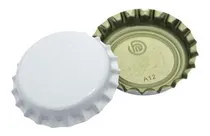 Comprar 1500 Tampinhas Coroa Rolha Metálica Pry Off Cor Branca