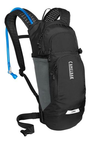 Mochila Deportiva Camelbak Lobo 9lt Con Bolsa Hidratante De 2lt negra