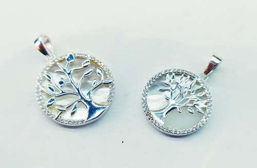 Dijes De Árbol De La Vida. Plata 925. C8