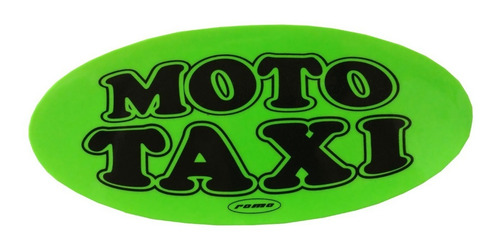 Imagen 6 de 6 de Aviso De Moto Taxi Tipo Chicle