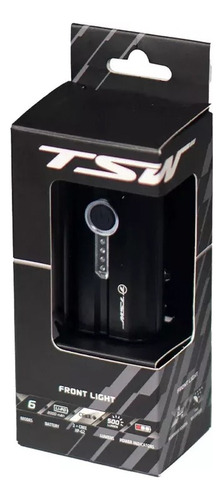 Farol Recarregável De Bicicleta 500 Lumens Dianteiro Tsw Usb