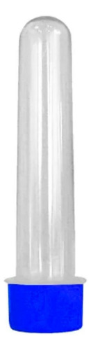 Tubo Plastico 13cm Com 10 Azul Escuro