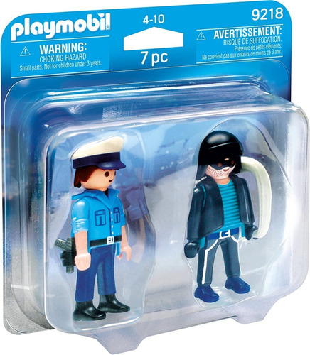 Playmobil Duo Pack Policia Y Ladron 9218 Ink Educando