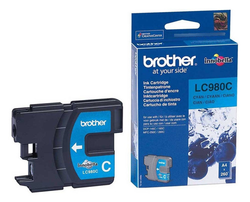 Cartucho De Tinta Brother Lc-980c Cian