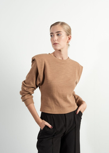 Sweater De Mujer Con Hombreras, Talla L