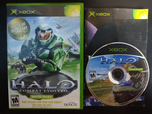 Halo Combat Evolved Xbox Clásico Buen Estado Completo 