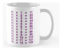 Comprar Taza X4 11 X Tabla Tabla Del Once Multiplicar Aprender Tabla