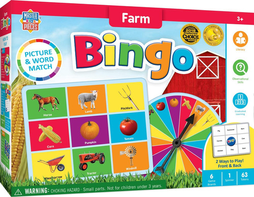 Juego De Mesa Bingo De Granja